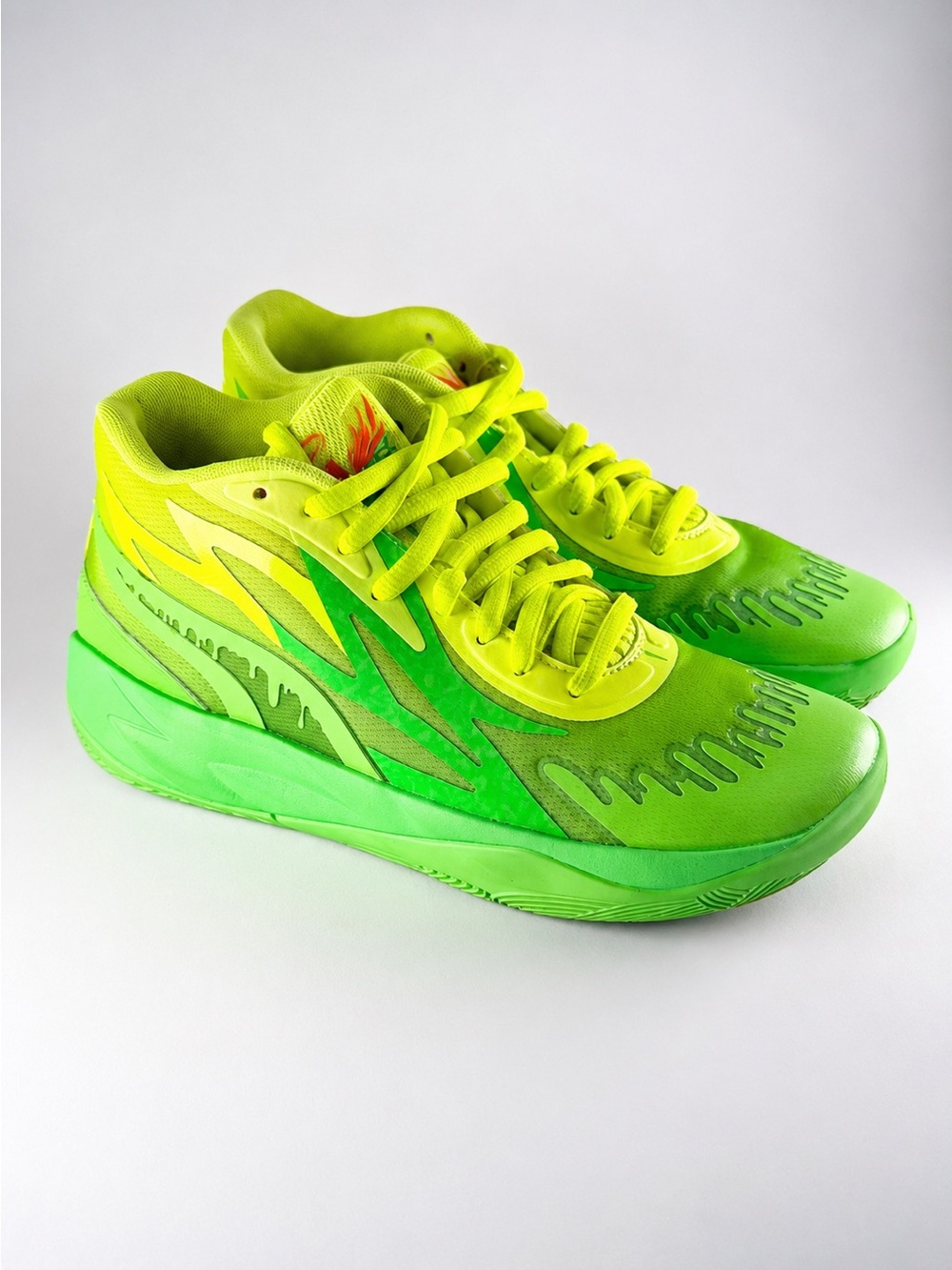 Size 6.5M- Puma LaMelo Ball Nickelodeon Slime Neon Green Yellow Athletic Shoes